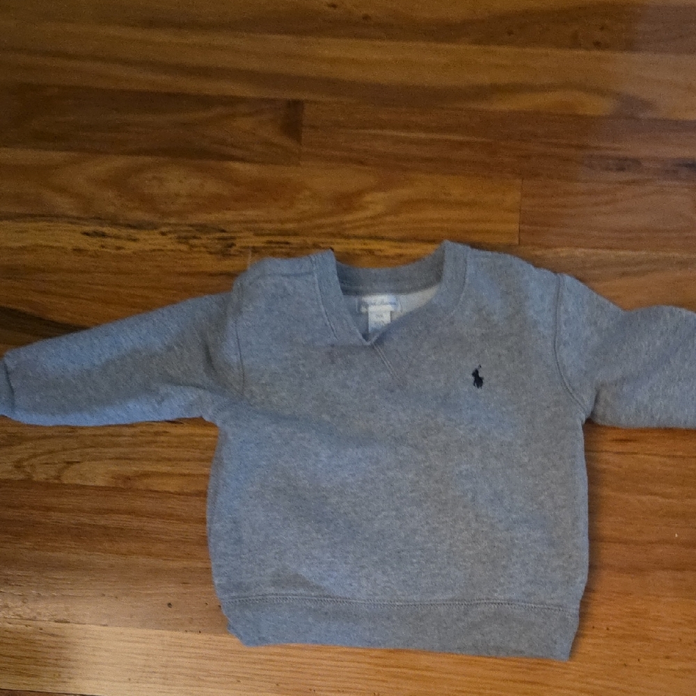 Ralph Lauren Gray Knit Top